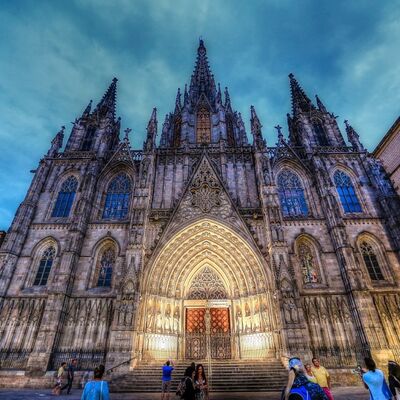 Klassenfahrt Barcelona - La Catedral de la Santa Creu i Santa Eulàlia