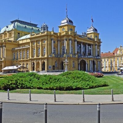 Kroatisches Nationaltheater in Zagreb