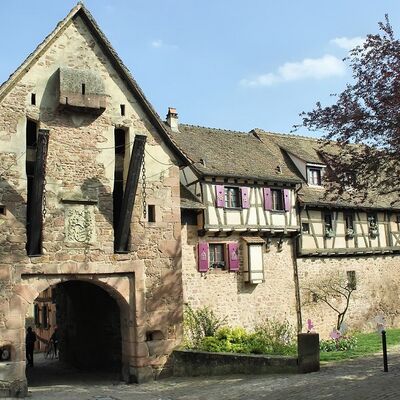 Stadtmauer in Riquewihr