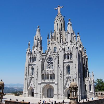 Klassenfahrt Barcelona - Temple Expiatori del Sagrat Cor auf dem Tibidabo
