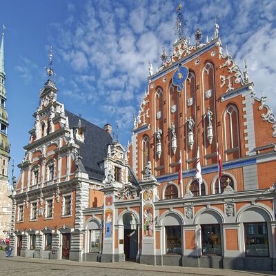 Baltikum - Schwarzhäupterhaus in Riga