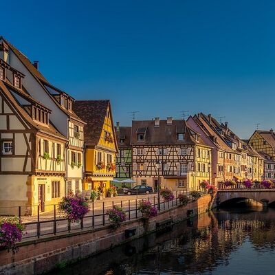 Der Fluss Lauch in Colmar