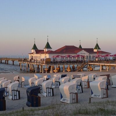 Seebrücke Ahlbeck auf Usedom