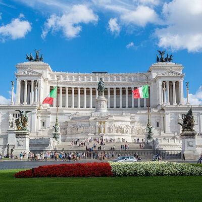 Klassenfahrt Rom - Monumento Nazionale a Vittorio Emanuele II (Nationaldenkmal für Viktor Emanuel II.)